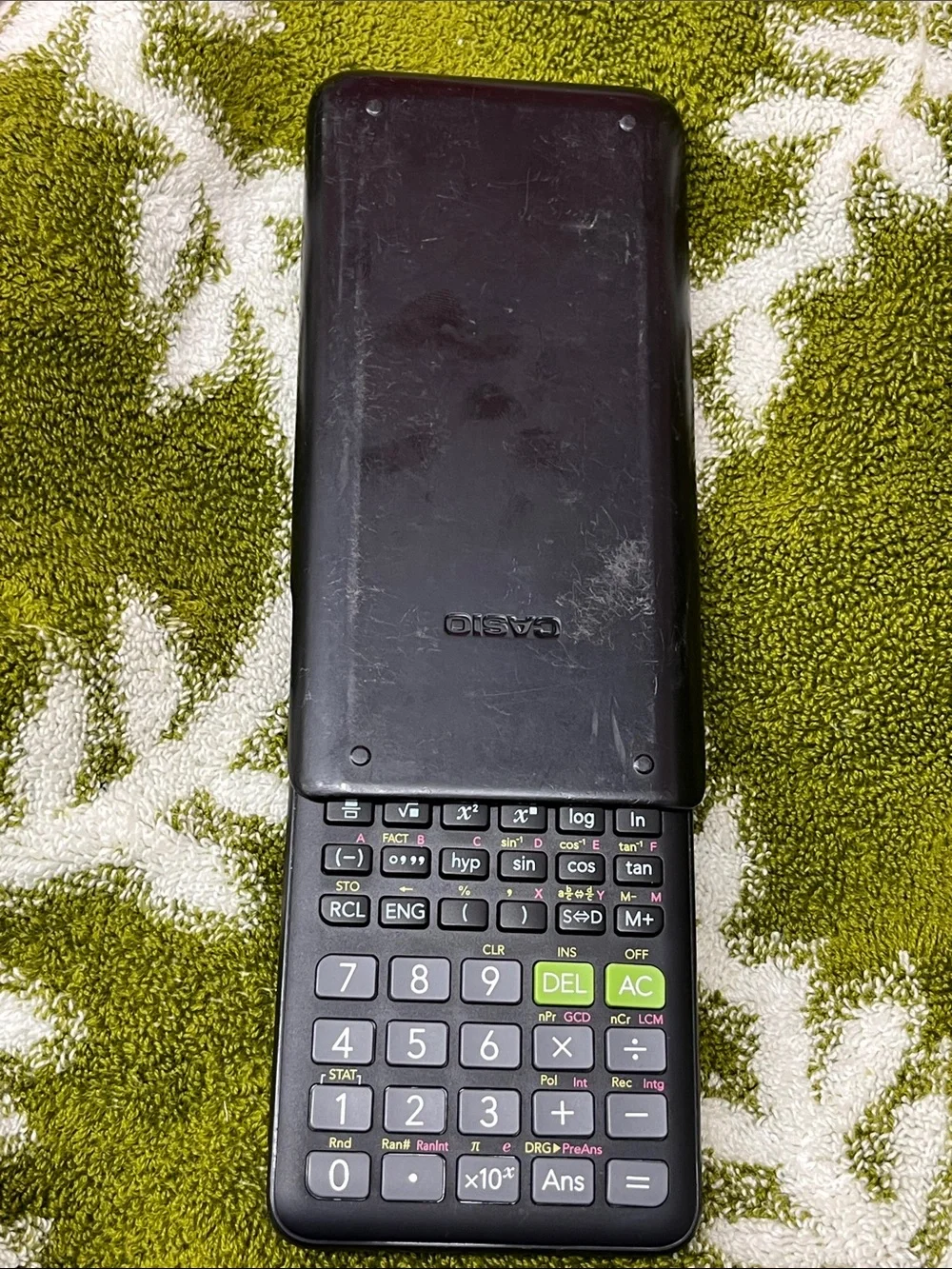 Casio fx-300ES PLUS Scientific Calculator in Black with Green Accent
